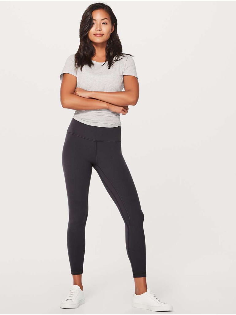 Lululemon Align Pant Ii 25" Dark Shadow Gray High Rise Nulu